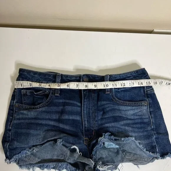 American eagle vintage hi-rise festival shorts women’s size 8 blue - Picture 7 of 8